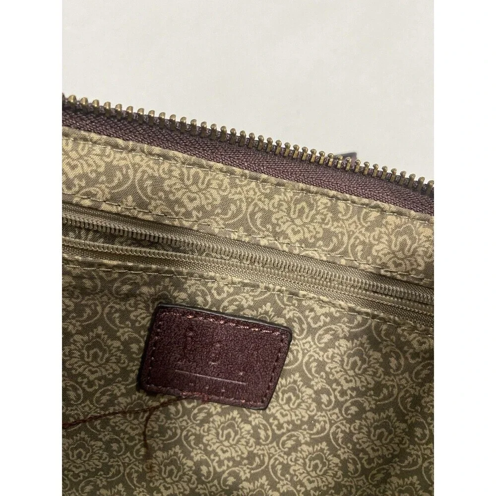 Joy Susan Purple Leather Wristlet Wallet